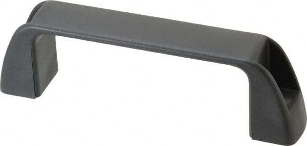 J.W. Winco - 5.2" Center to Center, Black Matte Finish Plastic Pull Handle - 1.46" Long, 1.77" High - Exact Tooling