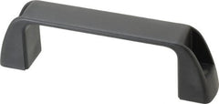 J.W. Winco - 5.2" Center to Center, Black Matte Finish Plastic Pull Handle - 1.46" Long, 1.77" High - Exact Tooling