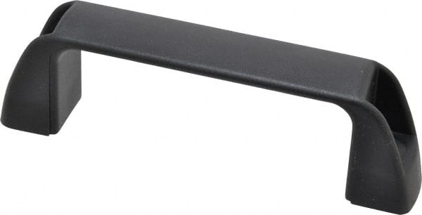 J.W. Winco - 117mm Center to Center, Black Matte Finish Plastic Pull Handle - 34mm Long, 41mm High - Exact Tooling