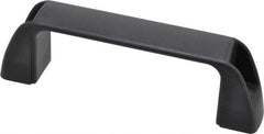 J.W. Winco - 117mm Center to Center, Black Matte Finish Plastic Pull Handle - 34mm Long, 41mm High - Exact Tooling