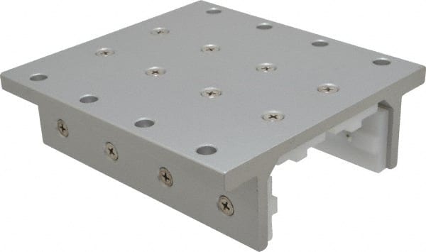 80/20 Inc. - 5-1/2" Wide, 1-7/8" High, Open Shelving Accessory/Component - Aluminum, 6" Deep, Use with Series 15 - 1530 Extrusion - Exact Tooling