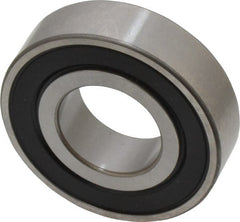 SKF - 3/4" Bore Diam, 1-5/8" OD, Double Seal Deep Groove Radial Ball Bearing - 7/16" Wide, 1 Row, Round Bore, 1,150 Lb Static Capacity, 2,100 Lb Dynamic Capacity - Exact Tooling