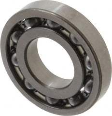 SKF - 7/8" Bore Diam, 1-7/8" OD, Open Deep Groove Radial Ball Bearing - 3/8" Wide, 1 Row, Round Bore, 1,320 Lb Static Capacity, 2,270 Lb Dynamic Capacity - Exact Tooling