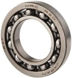 SKF - 1-1/4" Bore Diam, 2-1/4" OD, Open Deep Groove Radial Ball Bearing - 3/8" Wide, 1 Row, Round Bore, 2,090 Lb Static Capacity, 3,150 Lb Dynamic Capacity - Exact Tooling