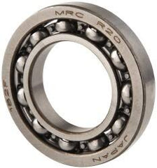 SKF - 1-1/4" Bore Diam, 2-1/4" OD, Open Deep Groove Radial Ball Bearing - 3/8" Wide, 1 Row, Round Bore, 2,090 Lb Static Capacity, 3,150 Lb Dynamic Capacity - Exact Tooling