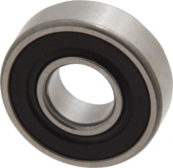 SKF - 1/4" Bore Diam, 5/8" OD, Double Seal Deep Groove Radial Ball Bearing - 0.196" Wide, 1 Row, Round Bore, 139 Lb Static Capacity, 332 Lb Dynamic Capacity - Exact Tooling