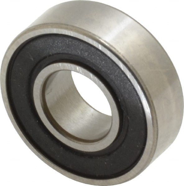 SKF - 3/8" Bore Diam, 7/8" OD, Double Seal Deep Groove Radial Ball Bearing - 9/32" Wide, 1 Row, Round Bore, 301 Lb Static Capacity, 746 Lb Dynamic Capacity - Exact Tooling