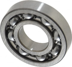 SKF - 1/2" Bore Diam, 1-1/8" OD, Open Deep Groove Radial Ball Bearing - 1/4" Wide, 1 Row, Round Bore, 540 Lb Static Capacity, 1,140 Lb Dynamic Capacity - Exact Tooling