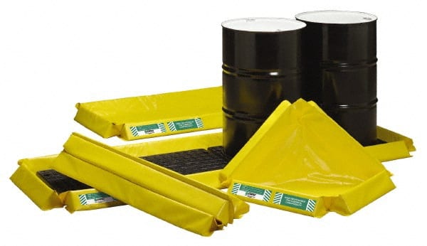 Enpac - Spill Pallets, Platforms, Sumps & Basins Number of Drums: 8 Sump Capacity (Gal.): 80.00 - Exact Tooling