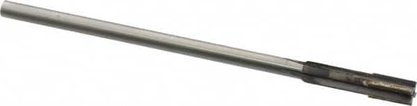 Made in USA - 0.2041 to 0.221" Diam, 13/64" Diam Shank, 1-1/4" Flute, Semi Finish Semi Ground Chucking Reamer - Exact Tooling