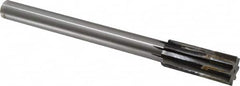 Made in USA - 1.0661 to 1.128" Diam, 7/8" Diam Shank, 2-7/8" Flute, Semi Finish Semi Ground Chucking Reamer - Exact Tooling