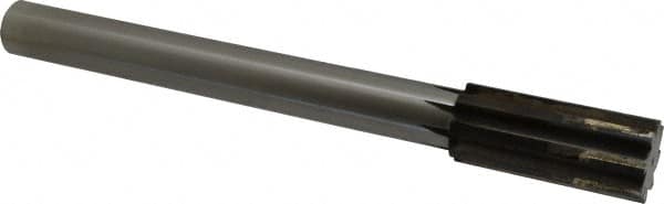 Made in USA - 1.1906 to 1.253" Diam, 1" Diam Shank, 3" Flute, Semi Finish Semi Ground Chucking Reamer - Exact Tooling