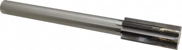 Made in USA - 1.3156 to 1.378" Diam, 1" Diam Shank, 3-1/4" Flute, Semi Finish Semi Ground Chucking Reamer - Exact Tooling