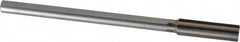 Made in USA - 9/16" Carbide-Tipped 6 Flute Chucking Reamer - Straight Flute, 0.4355" Straight Shank, 2" Flute Length, 8" OAL - Exact Tooling