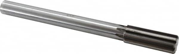 Made in USA - 1-1/16" Carbide-Tipped 8 Flute Chucking Reamer - Straight Flute, 7/8" Straight Shank, 2-3/4" Flute Length, 10-1/2" OAL - Exact Tooling