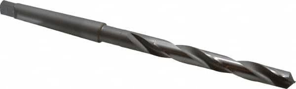 Made in USA - 13/32", 1MT 118° Point Carbide-Tipped Taper Shank Drill Bit - Exact Tooling