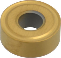 Interstate - RNMG43 Grade TCN55 Carbide Turning Insert - TiN Finish, Round, 1/2" Inscr Circle, 3/16" Thick - Exact Tooling