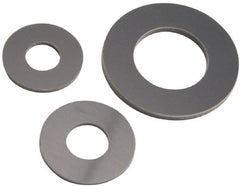 Made in USA - 3/8" Screw, Grade Gray PVC Standard Flat Washer - 0.437" ID x 1" OD, 0.062" Thick, Plain Finish - Exact Tooling