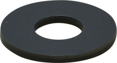 Made in USA - 1/4" Screw, Grade Gray PVC Standard Flat Washer - 0.312" ID x 3/4" OD, 0.062" Thick, Plain Finish - Exact Tooling