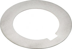 Made in USA - 0.078" Long x 3/16" Wide Notch, 0.01" Thick Internal Notched Washer - 301-304 Stainless Steel, 7/8" ID, 1-3/8" OD - Exact Tooling