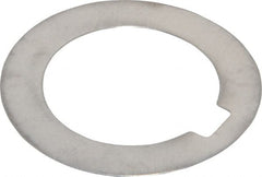 Made in USA - 3/32" Long x 1/4" Wide Notch, 0.01" Thick Internal Notched Washer - 301-304 Stainless Steel, 1" ID, 1-1/2" OD - Exact Tooling