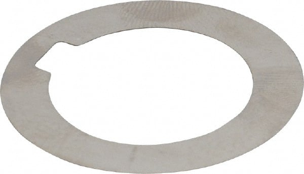 Made in USA - 3/32" Long x 1/4" Wide Notch, 0.005" Thick Internal Notched Washer - 301-304 Stainless Steel, 1" ID, 1-1/2" OD - Exact Tooling