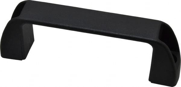 80/20 Inc. - 5.47" Long x 1.02" Wide x 1.63" High, Plastic Door Handle - Plastic, 4.6" Center to Center - Exact Tooling