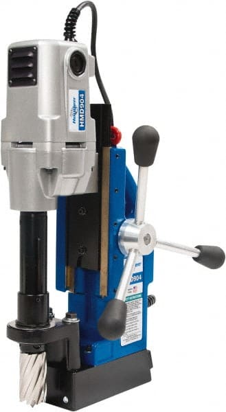 Hougen - 3/4" Chuck, Portable Magnetic Drill Press - 450 RPM, 120 Volts - Exact Tooling