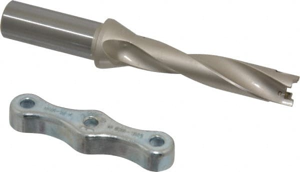 Iscar - 0.63 to 0.665" Diam, 5xD, 3.15" Max Depth, 3/4" Shank Diam, Replaceable Tip Drill - IDI Insert, 16 Seat Size, DCM Toolholder, Series ChamDrill - Exact Tooling