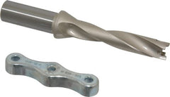 Iscar - 0.63 to 0.665" Diam, 5xD, 3.15" Max Depth, 3/4" Shank Diam, Replaceable Tip Drill - IDI Insert, 16 Seat Size, DCM Toolholder, Series ChamDrill - Exact Tooling