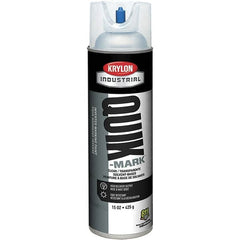 Krylon - 20 fl oz Clear Marking Paint - 50 to 60 Sq Ft Coverage, Solvent-Based Formula - Exact Tooling