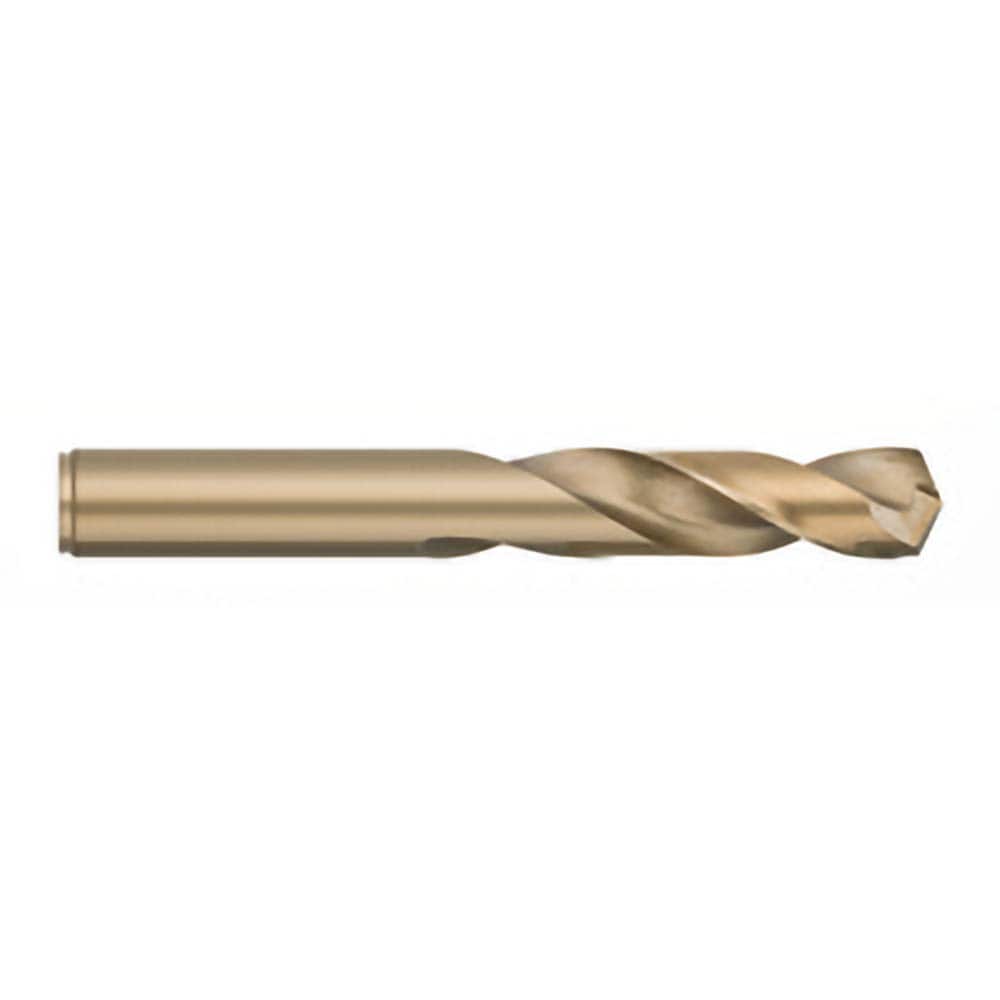 Titan USA - Screw Machine Length Drill Bits; Drill Bit Size (Decimal Inch): 0.3580 ; Drill Bit Size (Letter): T ; Drill Point Angle: 135 ; Drill Bit Material: Cobalt ; Drill Bit Finish/Coating: Uncoated ; Flute Type: Spiral - Exact Tooling