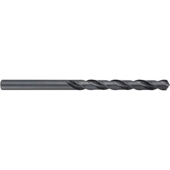 Titan USA - Taper Length Drill Bits; Drill Bit Size (Wire): #30 ; Drill Bit Size (Decimal Inch): 0.1285 ; Drill Point Angle: 118 ; Drill Bit Material: High Speed Steel ; Drill Bit Finish/Coating: Black Oxide ; Flute Type: Spiral - Exact Tooling