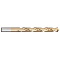 Titan USA - Jobber Length Drill Bits; Drill Bit Size (Inch): 23/64 ; Drill Bit Size (Decimal Inch): 0.3594 ; Drill Point Angle: 118 ; Drill Bit Material: High Speed Steel ; Drill Bit Finish/Coating: Uncoated ; Flute Type: Spiral - Exact Tooling