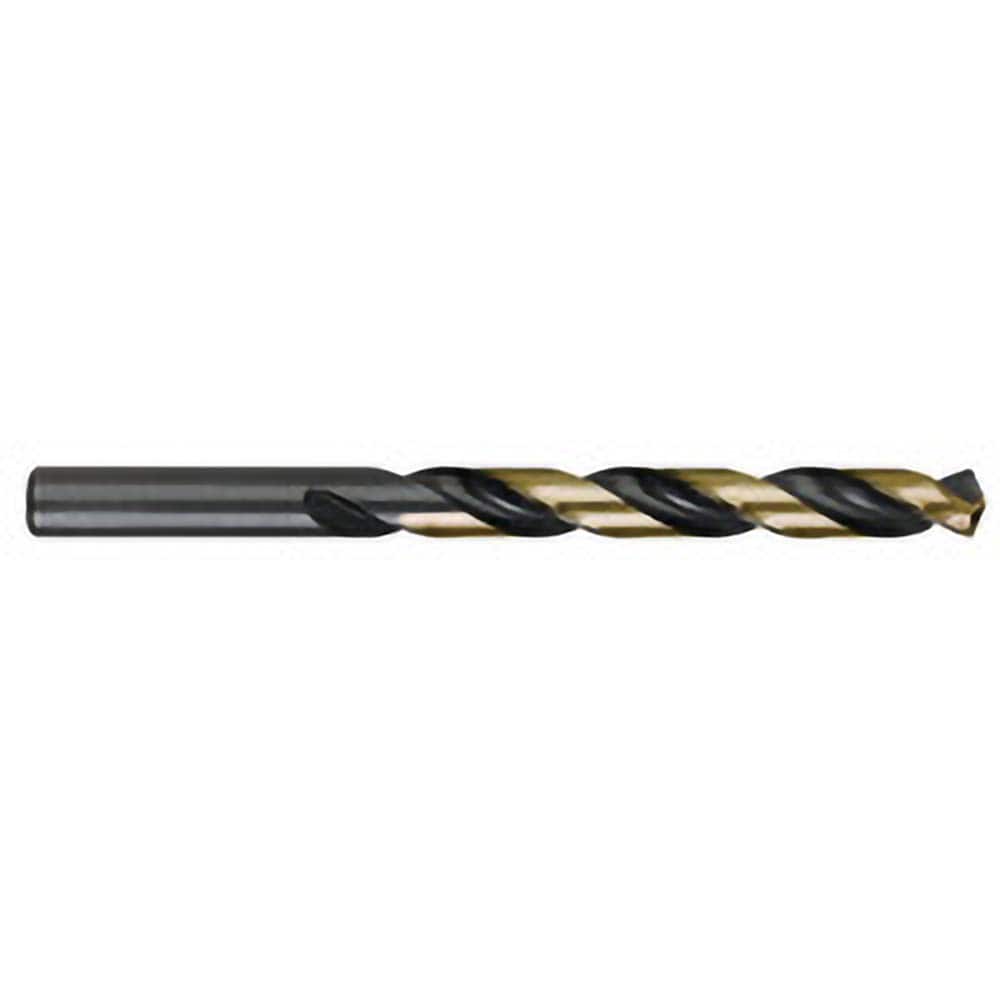 Titan USA - Jobber Length Drill Bits; Drill Bit Size (Inch): 1/2 ; Drill Bit Size (Decimal Inch): 0.5000 ; Drill Point Angle: 135 ; Drill Bit Material: High Speed Steel ; Drill Bit Finish/Coating: Uncoated ; Flute Type: Spiral - Exact Tooling