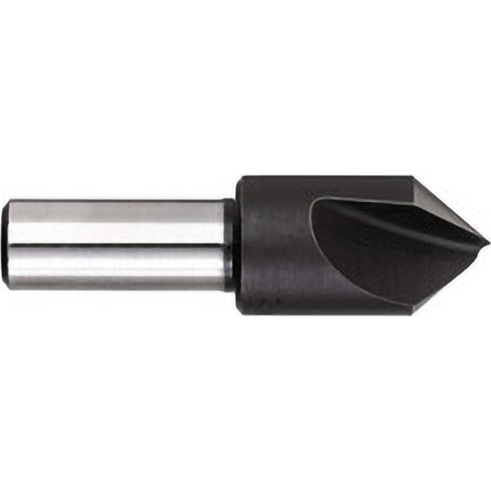 Titan USA - Countersinks; Head Diameter (Inch): 1 ; Head Diameter (Decimal Inch): 1.0000 ; Number of Flutes: 1 ; Included Angle: 82 ; Countersink Material: Solid Carbide ; Countersink Finish/Coating: Uncoated - Exact Tooling
