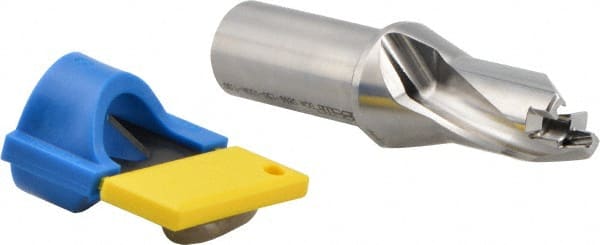 Iscar - 0.866" to 0.902" Diam, 1.5xD, 1.3" Max Depth, 1" Shank Diam, 4.87" OAL, Replaceable-Tip Drill - FCP, ICK, ICK-2M, ICM, ICN, ICP, iCP-2M Insert, 22 Seat Size, 07232234 Toolholder, Series SumoCham - Exact Tooling