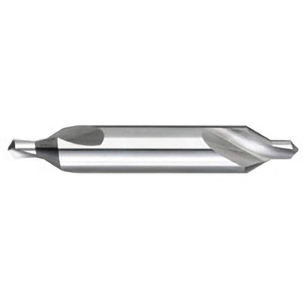 Titan USA - Combination Drill & Countersinks; Material: High Speed Steel ; Included Angle: 60 ; Trade Size: #8 ; Body Diameter (Inch): 3/4 ; Body Diameter (Decimal Inch): 3/4 ; Overall Length (Inch): 3-1/2 - Exact Tooling