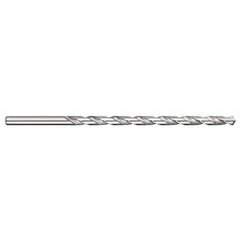 Titan USA - Extra Length Drill Bits; Drill Bit Size (Inch): 11/64 ; Drill Bit Size (Decimal Inch): 0.1719 ; Drill Point Angle: 118 ; Drill Bit Material: High Speed Steel ; Drill Bit Finish/Coating: Uncoated ; Overall Length (Inch): 12 - Exact Tooling