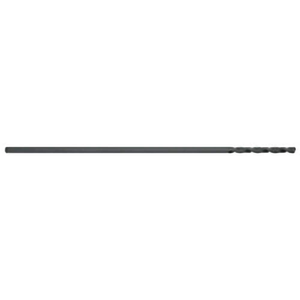 Titan USA - Aircraft Extension Drill Bits; Drill Bit Size (Inch): 9/32 ; Drill Bit Size (Decimal): 0.2813 ; Drill Point Angle (Degrees): 135 ; Drill Bit Material: High Speed Steel ; Drill Bit Finish/Coating: Black Oxide ; Overall Length (Inch): 12 - Exact Tooling