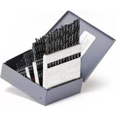 Titan USA - Drill Bit Sets; System of Measurement: Inch ; Drill Bit Material: High Speed Steel ; Drill Bit Set Type: Jobber Length Drill Bits ; Minimum Drill Bit Size (Wire): #60 ; Maximum Drill Bit Size (Wire): #1 ; Drill Point Angle: 118 - Exact Tooling