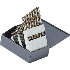 Titan USA - Drill Bit Sets; System of Measurement: Inch ; Drill Bit Material: High Speed Steel ; Drill Bit Set Type: Jobber Length Drill Bits ; Minimum Drill Bit Size (Decimal Inch): 0.0625 ; Minimum Drill Bit Size (Inch): 1/16 ; Maximum Drill Bit Size ( - Exact Tooling