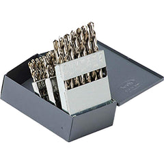 Titan USA - Drill Bit Sets; System of Measurement: Inch ; Drill Bit Material: High Speed Steel ; Drill Bit Set Type: Jobber Length Drill Bits ; Minimum Drill Bit Size (Letter): A ; Maximum Drill Bit Size (Letter): Z ; Drill Point Angle: 118 - Exact Tooling