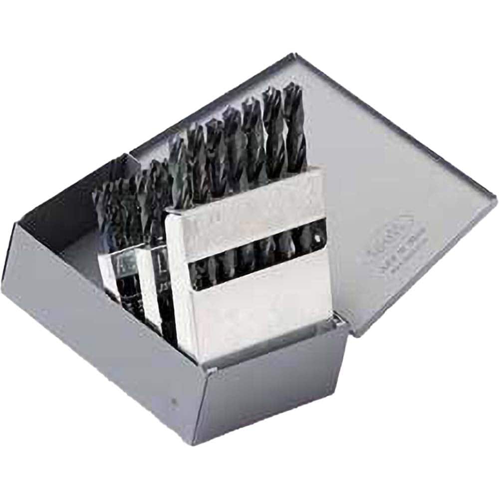 Titan USA - Drill Bit Sets; System of Measurement: Inch ; Drill Bit Material: High Speed Steel ; Drill Bit Set Type: Jobber Length Drill Bits ; Minimum Drill Bit Size (Letter): A ; Maximum Drill Bit Size (Letter): Z ; Drill Point Angle: 118 - Exact Tooling