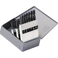 Titan USA - Drill Bit Sets; System of Measurement: Inch ; Drill Bit Material: High Speed Steel ; Drill Bit Set Type: Jobber Length Drill Bits ; Minimum Drill Bit Size (Letter): A ; Maximum Drill Bit Size (Letter): Z ; Drill Point Angle: 118 - Exact Tooling