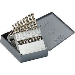 Titan USA - Drill Bit Sets; System of Measurement: Inch ; Drill Bit Material: High Speed Steel ; Drill Bit Set Type: Jobber Length Drill Bits ; Minimum Drill Bit Size (Decimal Inch): 0.0625 ; Minimum Drill Bit Size (Inch): 1/16 ; Maximum Drill Bit Size ( - Exact Tooling