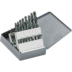 Titan USA - Drill Bit Sets; System of Measurement: Inch ; Drill Bit Material: High Speed Steel ; Drill Bit Set Type: Jobber Length Drill Bits ; Minimum Drill Bit Size (Decimal Inch): 0.0625 ; Minimum Drill Bit Size (Inch): 1/16 ; Maximum Drill Bit Size ( - Exact Tooling