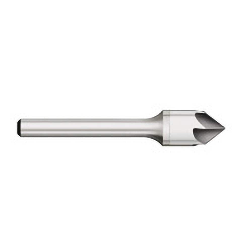 Titan USA - Countersinks; Head Diameter (Inch): 1 ; Head Diameter (Decimal Inch): 1.0000 ; Number of Flutes: 6 ; Included Angle: 60 ; Countersink Material: Solid Carbide ; Countersink Finish/Coating: Uncoated - Exact Tooling
