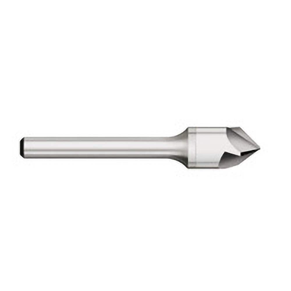 Titan USA - Countersinks; Head Diameter (Inch): 5/8 ; Head Diameter (Decimal Inch): 0.6250 ; Number of Flutes: 3 ; Included Angle: 82 ; Countersink Material: Solid Carbide ; Countersink Finish/Coating: Uncoated - Exact Tooling