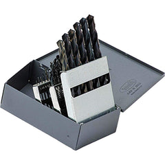 Titan USA - Drill Bit Sets; System of Measurement: Metric ; Drill Bit Material: High Speed Steel ; Drill Bit Set Type: Jobber Length Drill Bits ; Minimum Drill Bit Size (mm): 1.00 ; Maximum Drill Bit Size (mm): 13.00 ; Drill Point Angle: 118 - Exact Tooling
